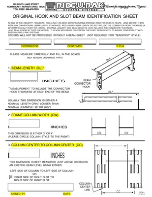 Slotted Beam Sheet 